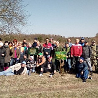 Посадка 4-х гектаров стала одним из первых мероприятий в области, приуроченных к акции. В этом году мероприятие посвящено Году малой родины и 75-летию освобождения Беларуси от немецко-фашистских захватчиков.